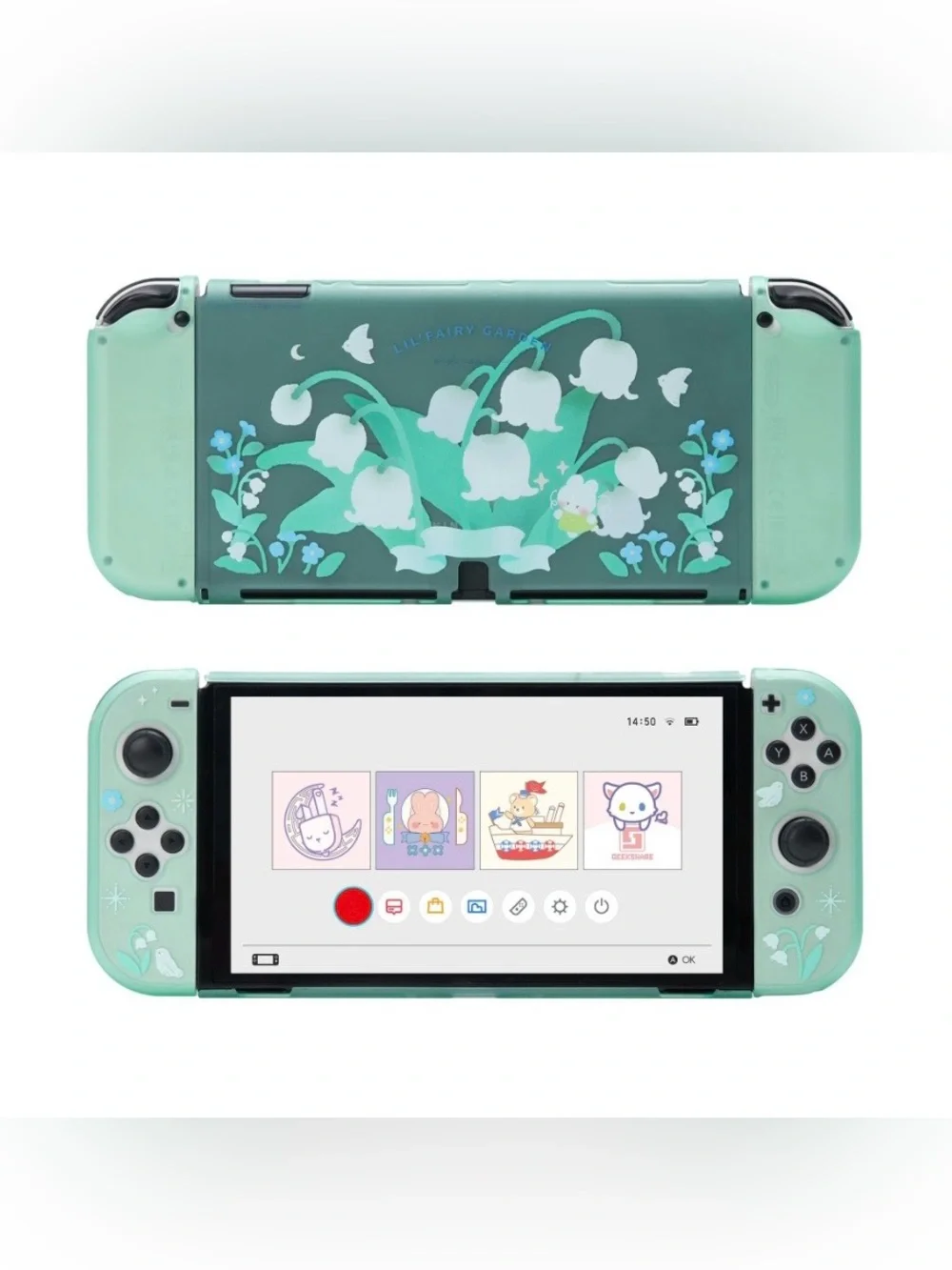 Protective Case for Nintendo Switch OLED - LILLY OF THE VALLEY